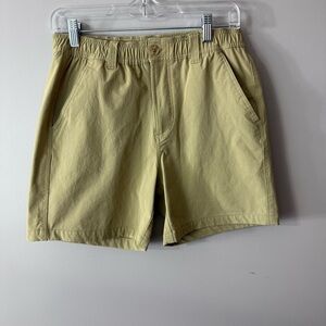 The Southern Shirt Company Nomad Tan Flat Front Shorts Men’s size Small